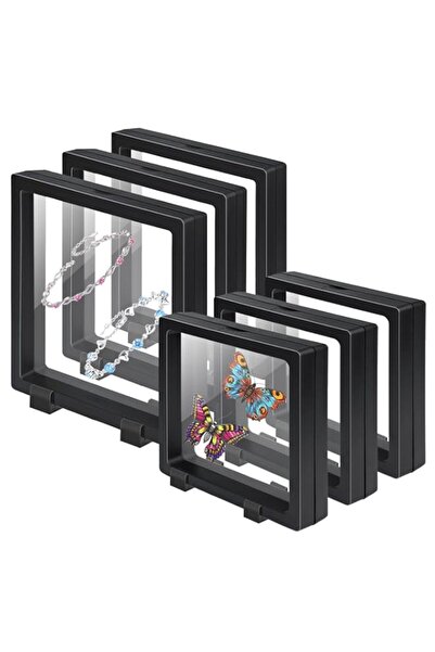 Generic Brand EsLuker.ly Set of 6 3D Floating Frame Display Holder Stands, Fl...