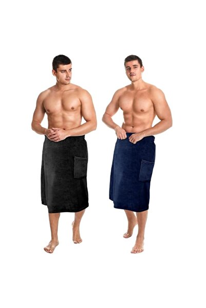 Generic NALACAL 2 Pieces Men's Body Wrap Towel, Adjustable Sauna Towels, Spa ...