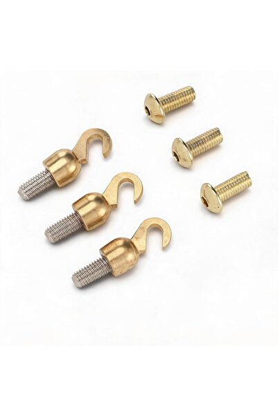 Generic Brand Dpofirs Grandfather Clock Weight Hook Set | Brass Shell Open Ho...