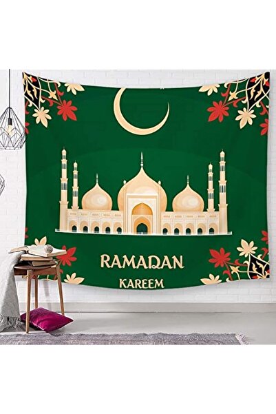 Generic Brand Kiki Eid Mubarak Tapestry Wall Hanging Decoration, Ramadan Fest...