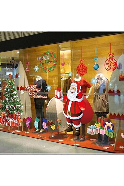 Generic Brand Bpa Christmas Windows Static Stickers