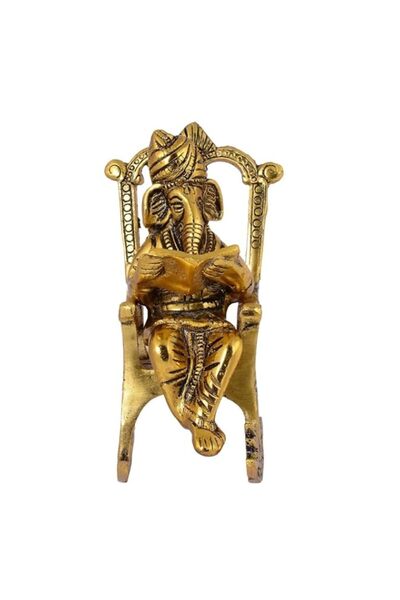 Generic Brand Wonder Care Metal Hindu god Statue Ganesha Idol for Home Decora...