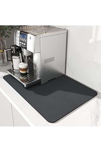 Generic Coffee Mat Hide Stain Rubber 40 * 60Cm Backed Absorbent Dish Drying F...