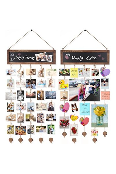 Generic Bikoney 2-Pack Picture Frames Collage Wall Decor Photo Display Photo ...