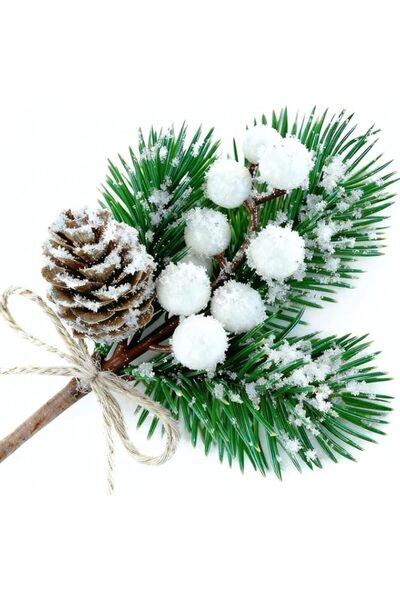 Generic Brand 10 Pcs Berries Pine Cones for Crafts - Evergreen Artificial Pin...