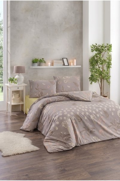 Kristal By Taç Ranforce %100 Pamuk Nevresim Çift Kişilik Nevresim Takımı