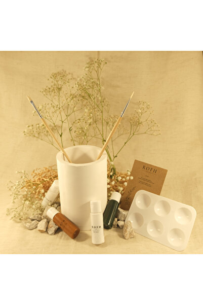 Genel Markalar ROFH Atelier Vazo Boyama Renklendirme Seti – DIY Boyama ve Dek...