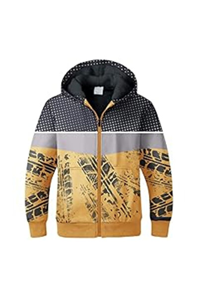 OEM Hanorac cu fermoar pentru băieți SwissWell, sport, căptușit cu fleece, ga...