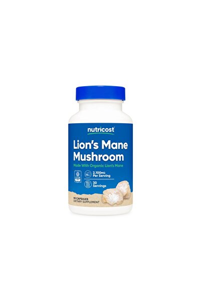 Nutricost Lions Mane Capsules (Mwo) (700 Mg) 90 Capsules
