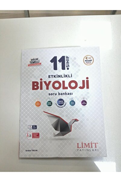 Limit Yayınları 11.SINIF BİYOLOJİ ETKİNLİKLİ SORU BANKASI YENİ MAARİF MODEL 2...