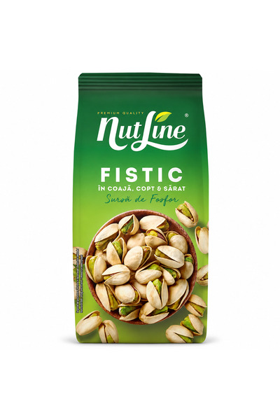 Nutline Pistachios in Shell, Roasted and Salted, Intense and Crunchy Flavor, ...