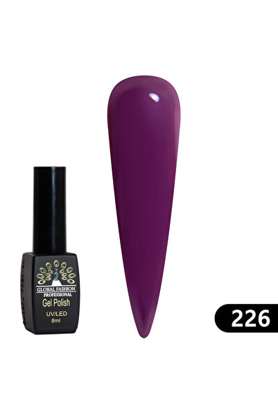global fashion Set 2 x Oja semipermanenta BLACK ELITE, 8 ml,226