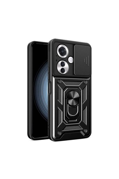 BUTAM BİLİŞİM Oppo Reno 11F 5g Case Sliding Camera Protector Magnetic Stand T...