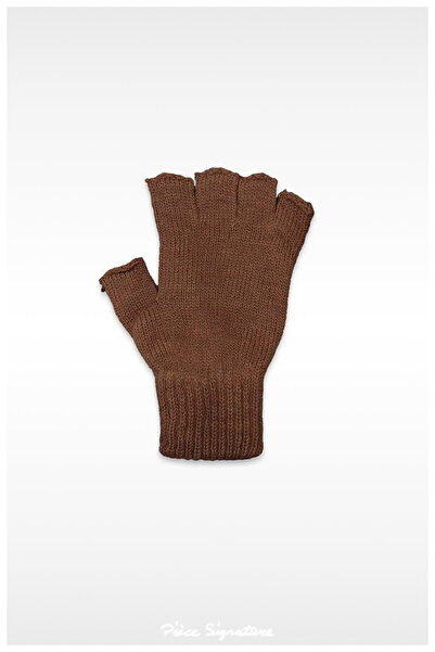 PIECE SIGNATURE New Autumn and Winter, Solid Color Windproof Acrylic Cut Fing...