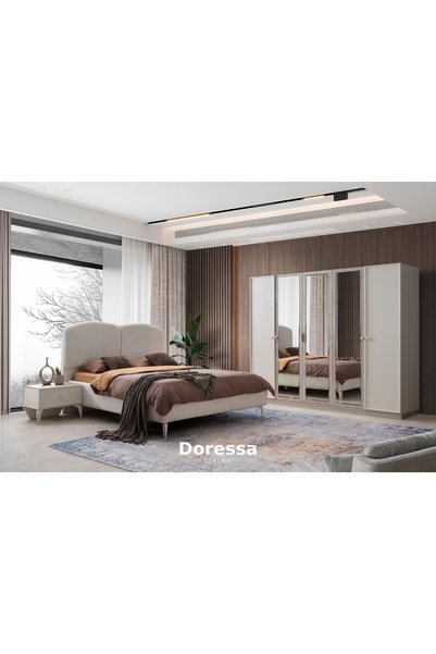 Doressa Living Preta Yatak Odası Takımı
