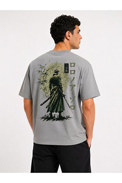 VEK Last Samurai Oversize T-Shirt Unisex 100% pamuk