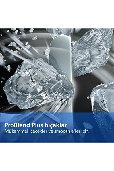 Philips Blender Series 5000 - Güç 1200W, Cam Hazne, 2L Toplam Kapasite, 3 Hız + Pulse, Karıştırma ve Yanınızda Götürme İçin Şişe Dahil, Kolay Temizlik, Siyah (HR3031/00)