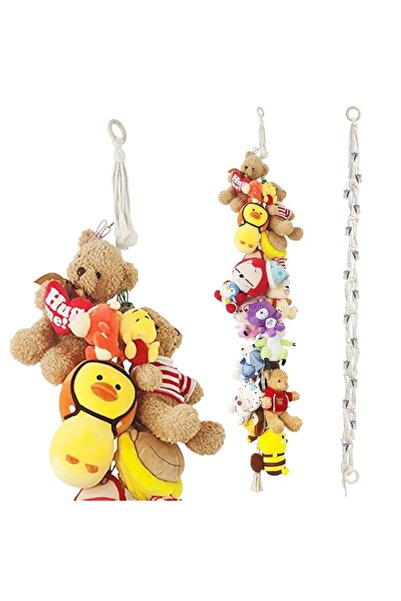 Generic HANNEA® Toy Organizer for Kids Room 78'' Stuffed Toy Storage Chain wi...