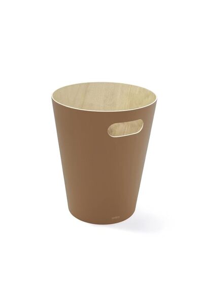 Generic Umbra Woodrow 2 Gallon Modern Wooden Trash Can, Wastebasket, Garbage ...