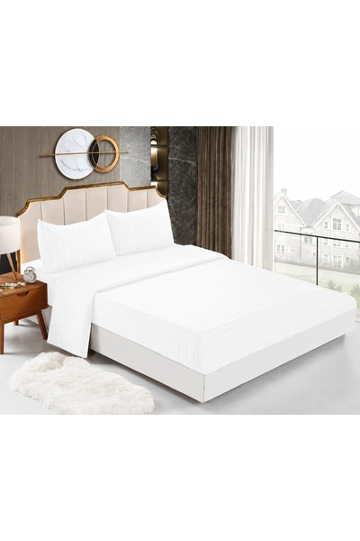 CHIRASO Bedding Set, DAMASK, Stretchy Sheet 180x200cm, Duvet Cover 220x240, 2...