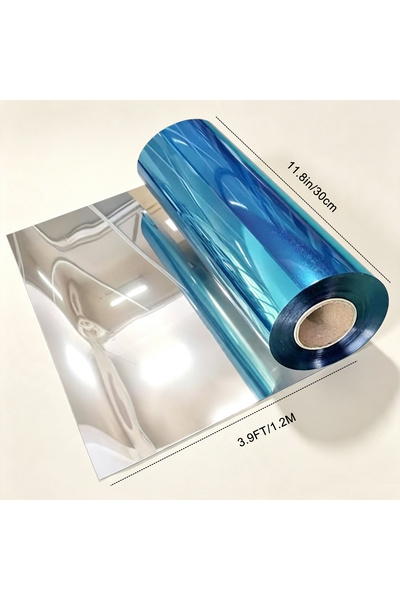 Generic Brand Flexible Mirror Sticker, Self-Adhesive, 11.8 Inches x 3.9 Feet ...