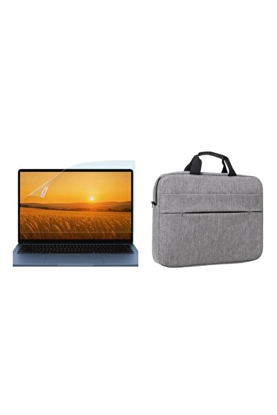 FPİX Huawei MateBook D 16 2023 16" Gri Unisex Omuz Askılı Laptop Çantası ve E...