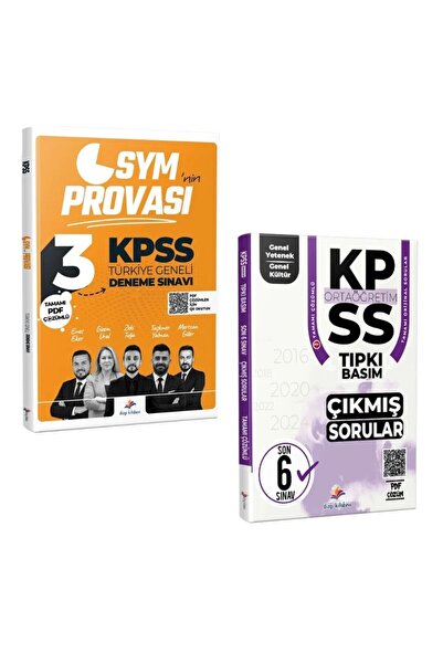Dizgi Kitap 2026 KPSS ÖSYM'nin Provası Türkiye Geneli 3 Deneme Sınavı ve Orta...