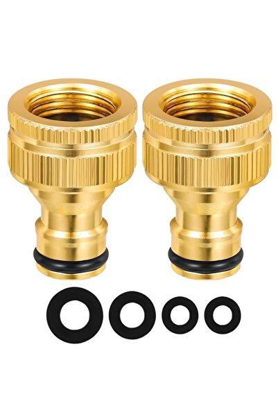 Generic Bukela Garden Hose Tap Connector 2 pack 3/4 inch Brass Female Threade...