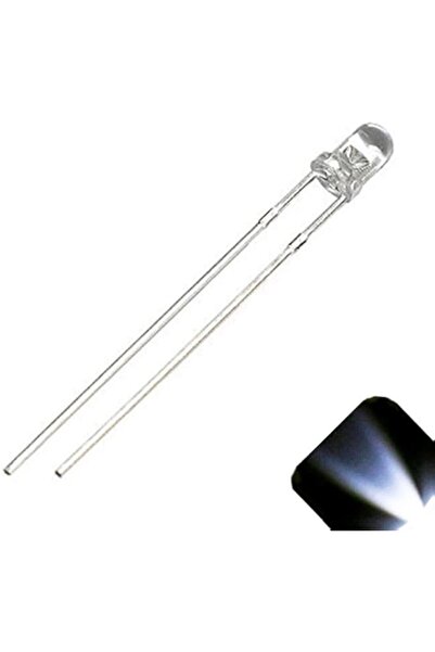 Generic KNP Clear Super Bright White 3mm LED is a small yet powerful light-em...