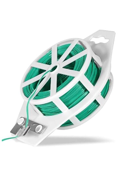 Generic Bukela 328ft (100m) Green Coated Metal Twist Tie Roll - Multi-Purpose...