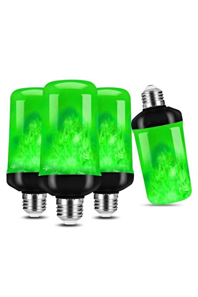 Generic THE WHITE SHOP Green Flame Light Bulbs, 4 Modes Flickering Light Bulb...