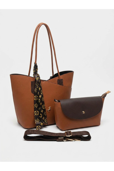 🎀 Original 2-Piece Women's Shoulder Bag with Scarf Detail (2 Bags for the Price of 1 Bag)