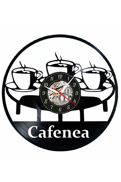 OEM Decorative wall clock made from vinyl record, Coffee Cups Model, Kitchen ...