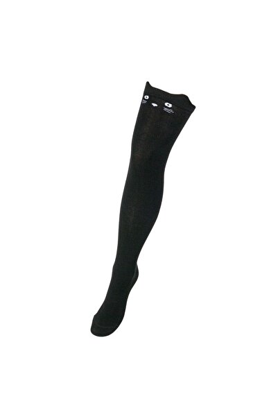 OEM Șosete negre de damă, 3/4, peste genunchi, cu design drăguț cu urechi de ...