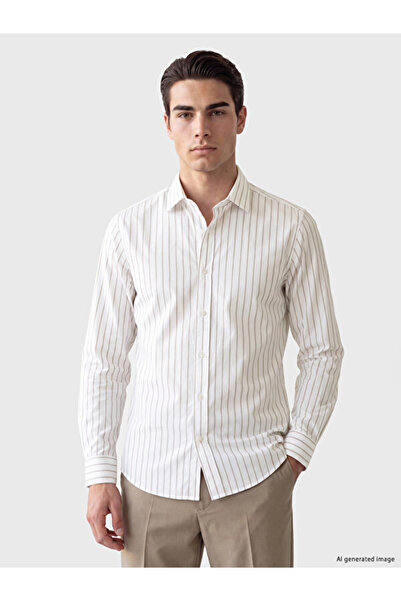 LC Waikiki Timeless Clothing & Timeless Choices Slim Fit Striped Men's Shirt