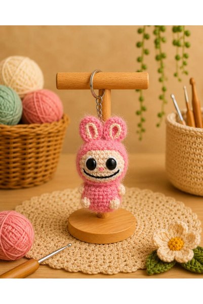 Morey Amigurumi pleteni privjesak za ključeve - ručno izrađen dodatak za torb...