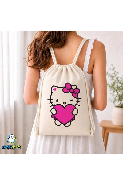 Ghostbastır Design Hello Kitty platnena torba sa vezicom C115