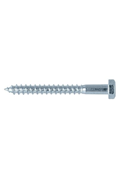 OEM Βίδα ξύλου, εξάγωνη κεφαλή, Klimas, λευκόψευκτη, 6 x 60 χιλ.