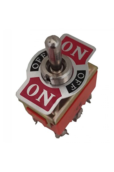 OEM Adeleq 02-549 on/off wired switch, recessed, red with black