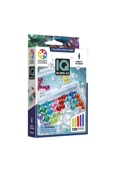 OEM Joc de logica IQ Bubbles, 120 provocari, plastic, multicolor, 7+ ani, 14....
