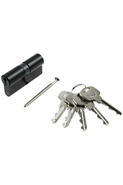 OEM Yale 600 κύλινδρος ασφαλείας, ορείχαλκος, μαύρος, 5 κλειδιά, 30 x 30 χιλι...