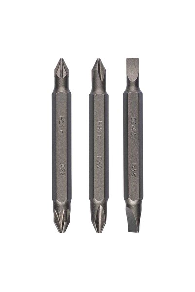 OEM Set of 3 double screwdriver bits, Bosch, Phillips / Pozidriv / straight p...