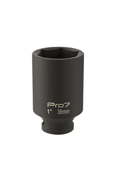 Lawazim Pro7 36mm Deep Impact Socket - 1inch Drive 6-Point Socket for Automot...