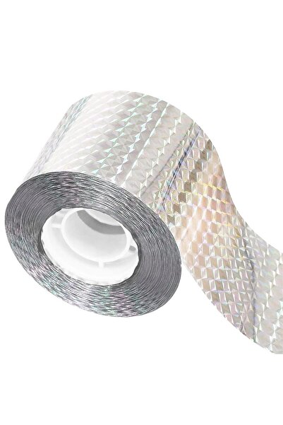 SERSIMO Holographic bird deterrent tape, reflective, 80 m, grey