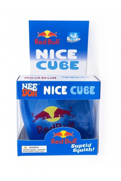 egomoni Needoh Nice Cube Red Blue Squishy Stres Oyuncağı Yumuşak