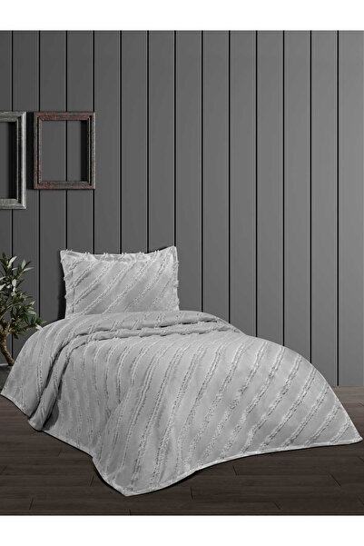 My Bed Home Collection Ponpon Seri̇es Less Model 2-Piece Pique Set with Pillo...