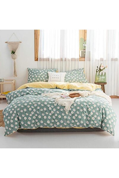 GENERAL Army Green Bedding Set Queen Size, Dark Green Duvet Cover, Made of 10...