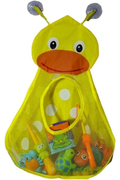 Arabest Hanging Bath Toy Storage Bag,Quick Drying Mesh with Suction Cups,Larg...