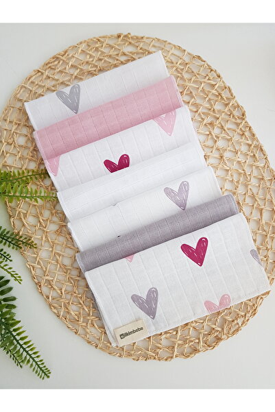 ib ilkimbebe 7-Piece Muslin Mouth Cloth 100% Cotton Soft Absorbent |   Newbor...