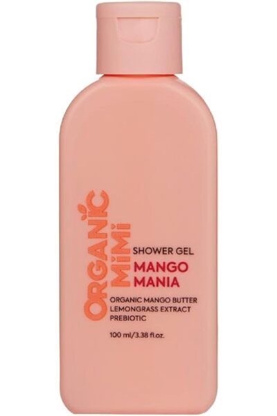 ORGANİC MİMİ Mango Mania Shower Gel 100ml – Nourishing Body Wash with Organic...